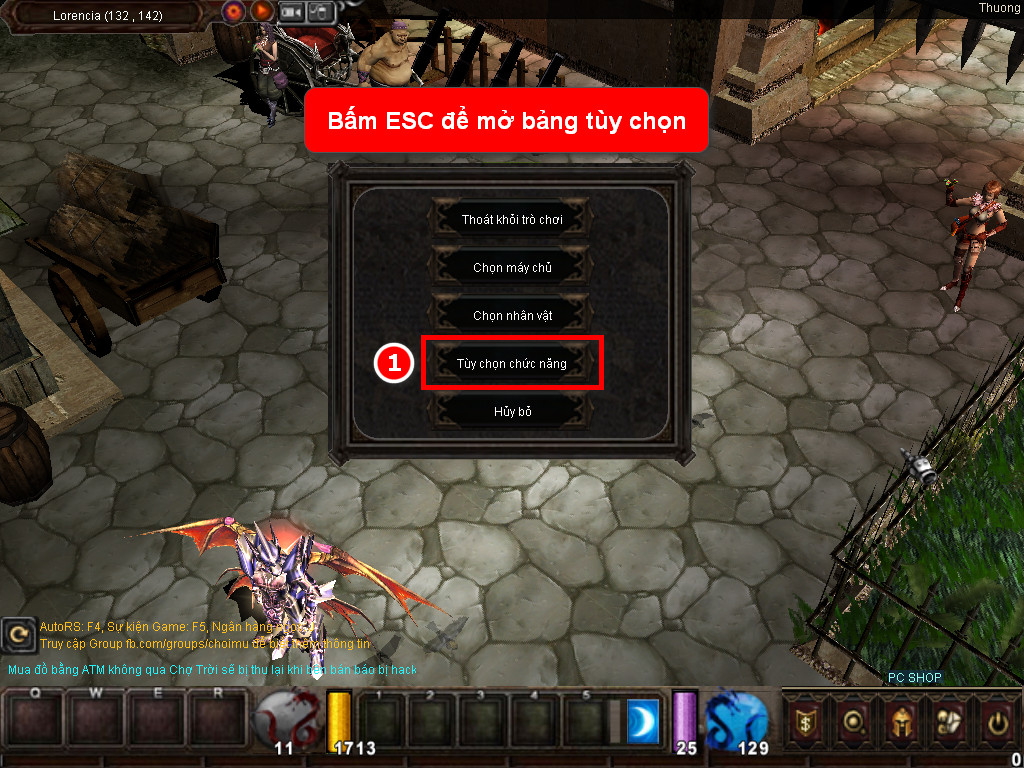 Chức năng chính của Game MU Đỉnh Cao